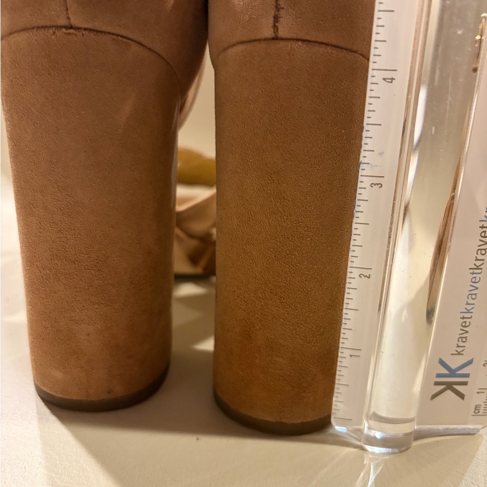 MICHAEL Michael Kors Beige Crisscross Heels - Picture 8 of 11
